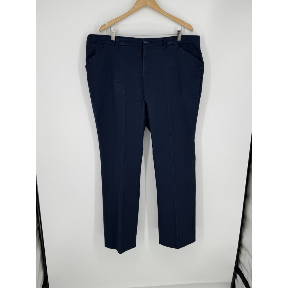 Red Kap Men's Straight Leg Navy Work Uniform Utility Pants Size 44 L6